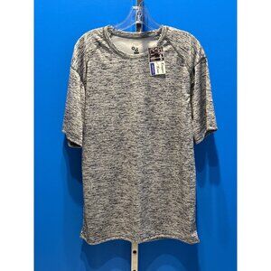 Badger Sport Mens Heather Gray Athletic T-Shirt Size M